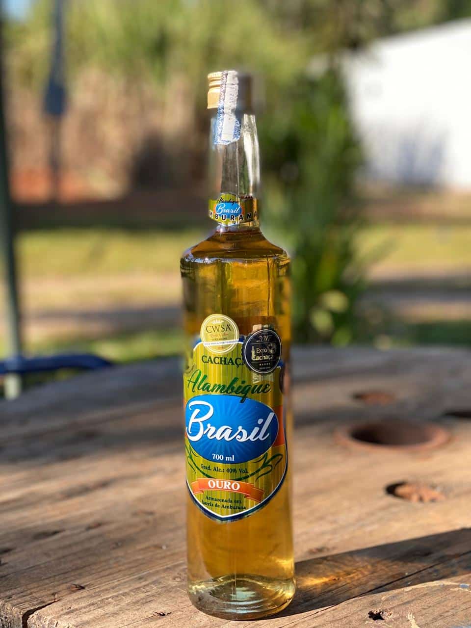 Cachaça Alambiques Basil Ouro Amburana